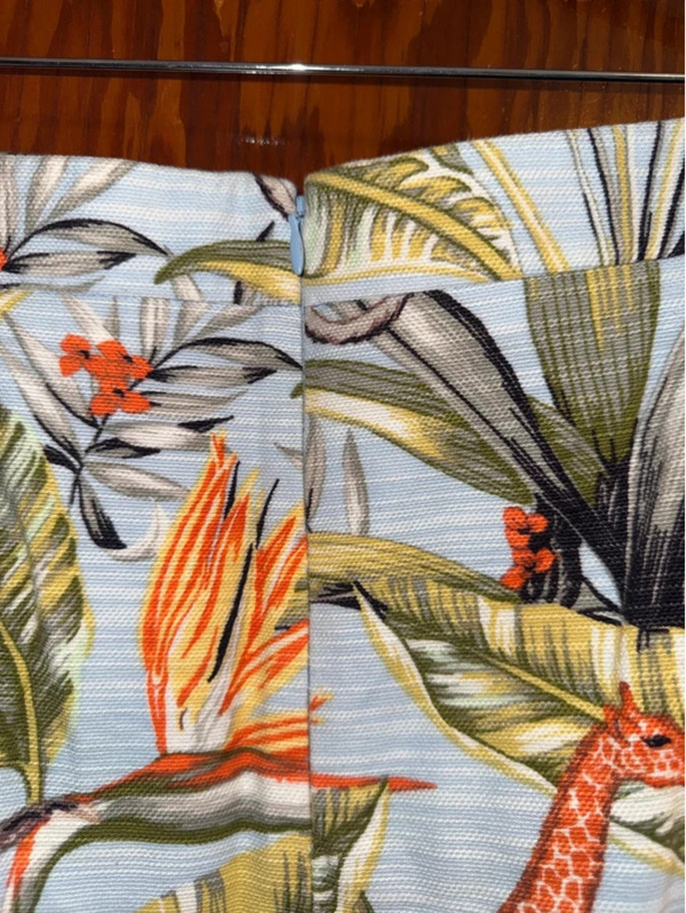 Ann Taylor tropical print skirt women size 12 workwear jungle print knee length - Picture 3 of 8